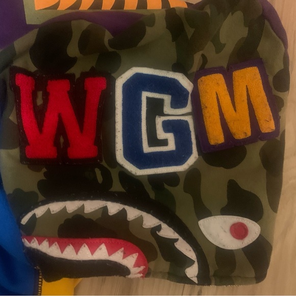 BAPE 1st camo shark full zip 100% authentic - Picture 3 of 4